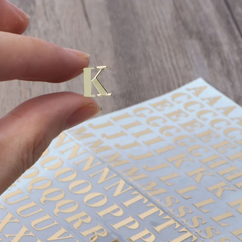2Pcs Metal 26 Mini Alphabet De - Resin Art Alphabet ulasan dan harga