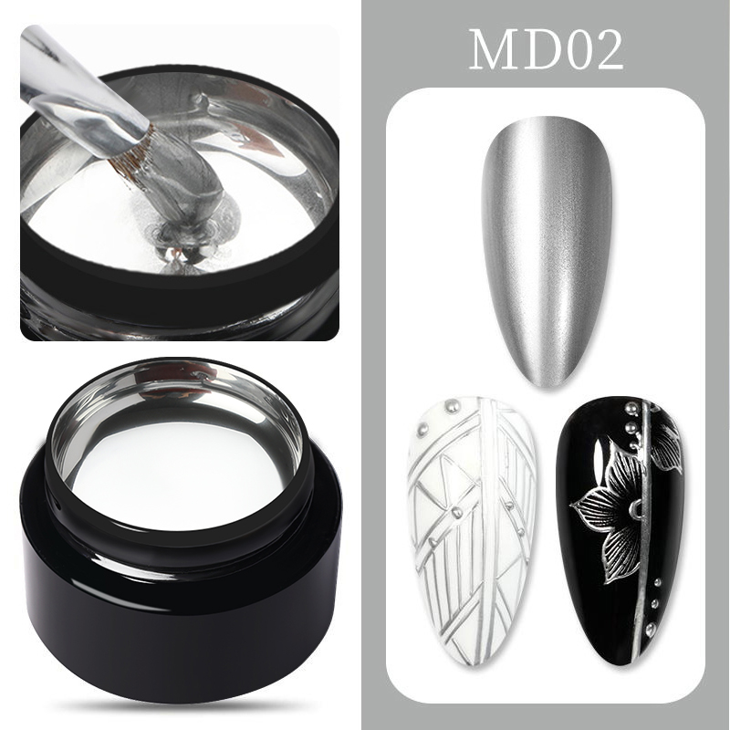 BORN PRETTY 5ml Metal Gel Nail - Resin Art Rose ulasan dan harga
