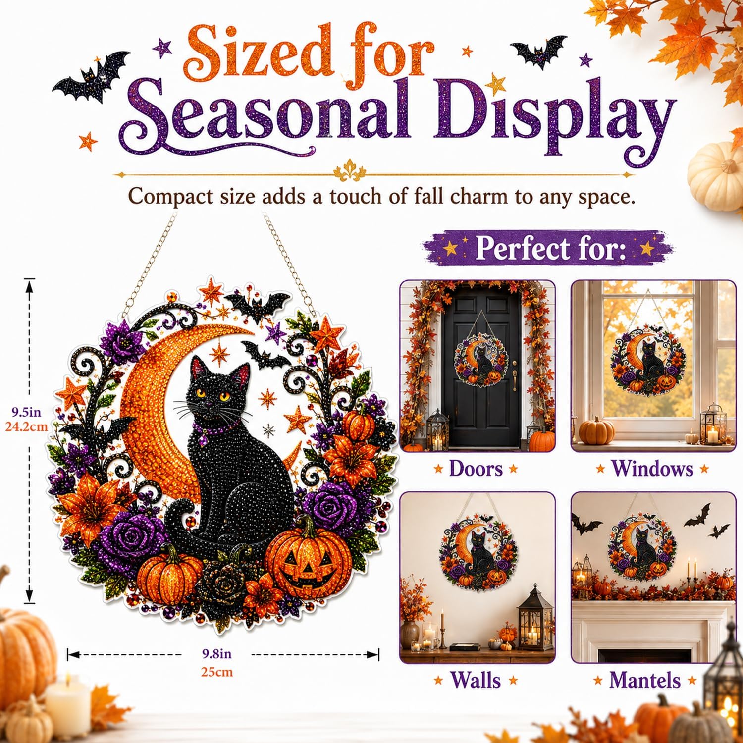 Halloween Pumpkins Diamond Art - Resin Art Work ulasan dan harga