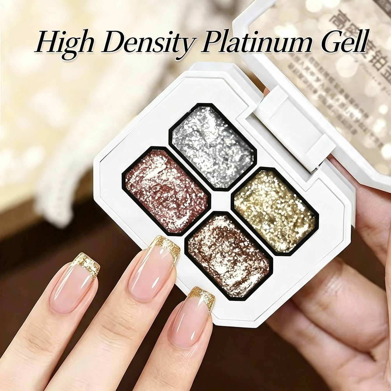 MIANEL Chunky Foil Platinum Na - Resin Art Rose ulasan dan harga