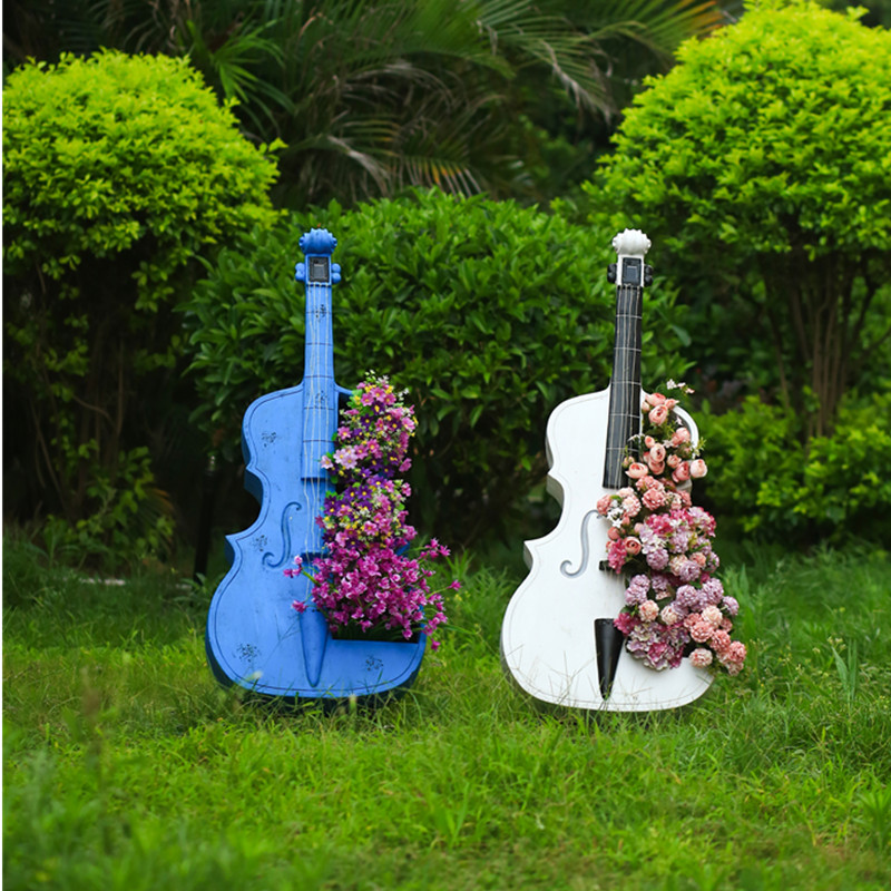 Cello-Shaped Garden Statue Lar - Resin Art Wedding Gift ulasan dan harga