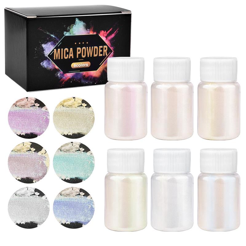 6 Pcs-Set Epoxy Resin Dye Mica - Resin Art Case ulasan dan harga