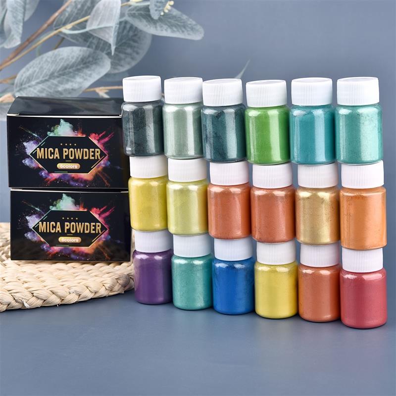 6 Pcs-Set Epoxy Resin Dye Mica - Resin Art Case ulasan dan harga